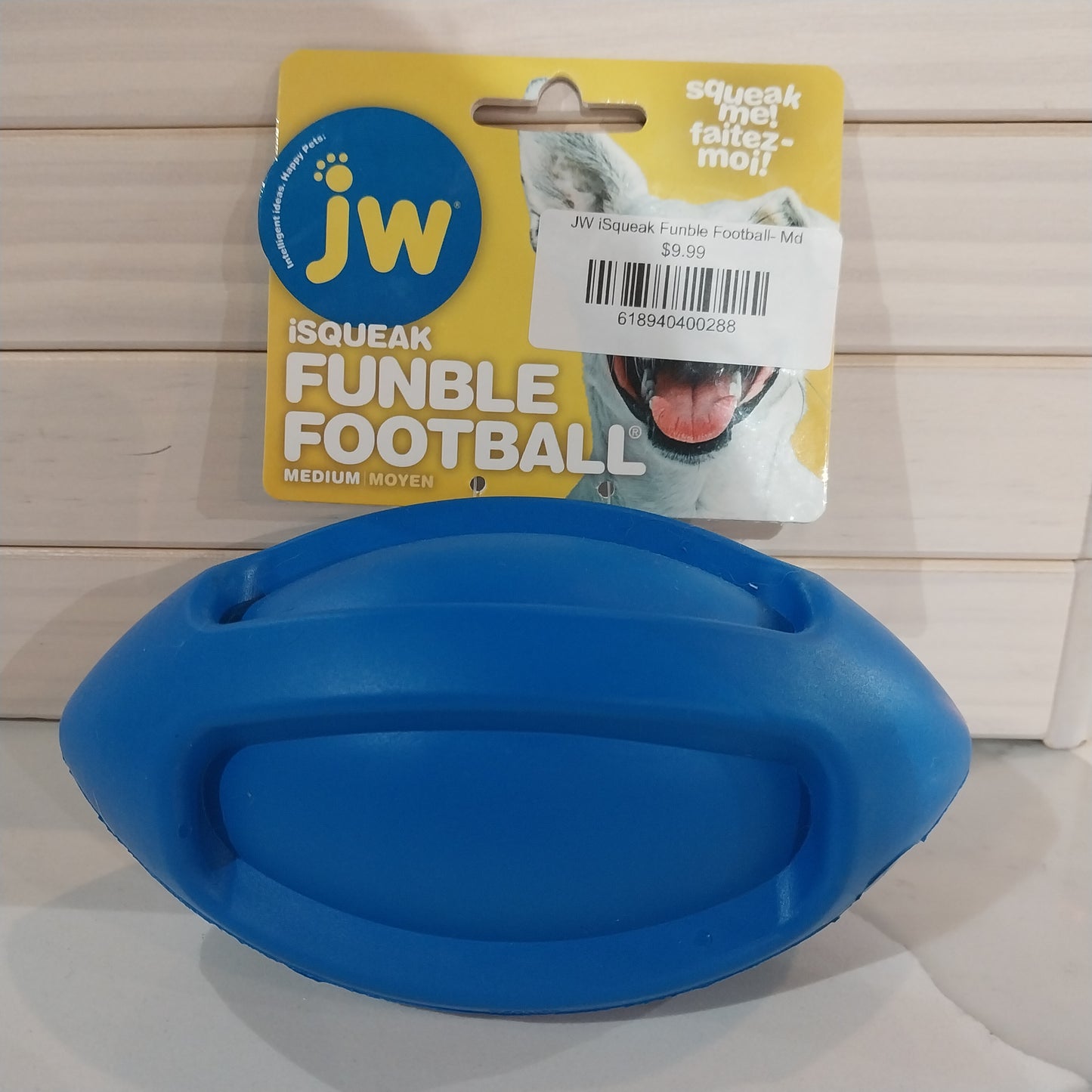 JW iSqueak Funble Football- Md