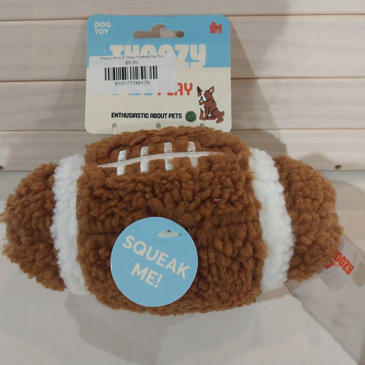 Thoozy Pet 6.5" Plush Football Dog Toy
