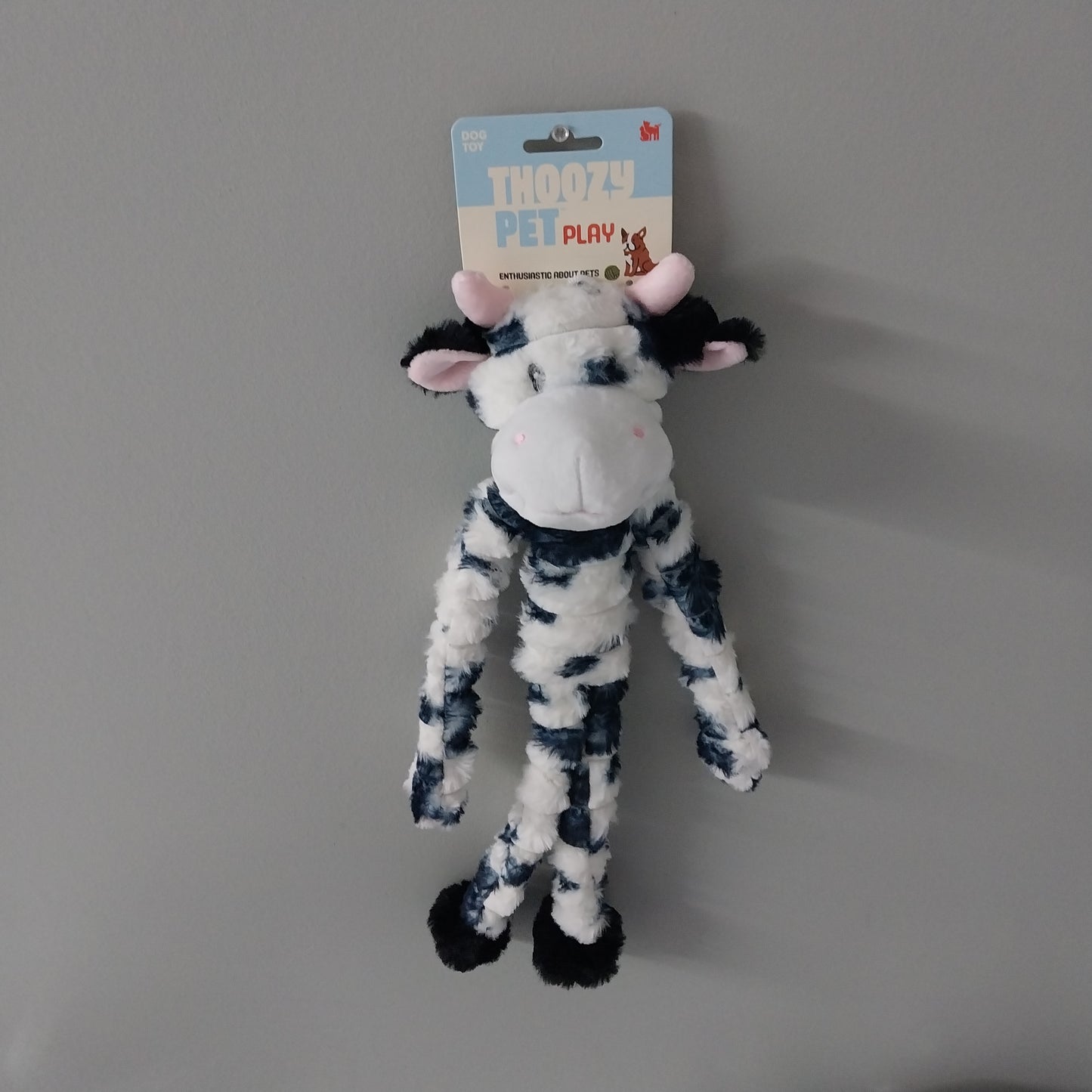 ThoozyPet 18" Wild Tugz Cow Toy