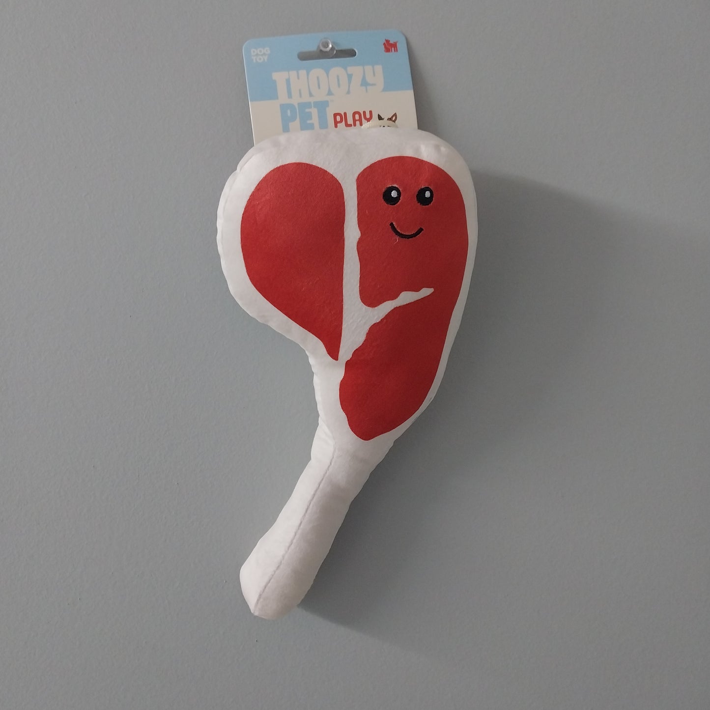 ThoozyPet 10" T-Bone Steak Toy