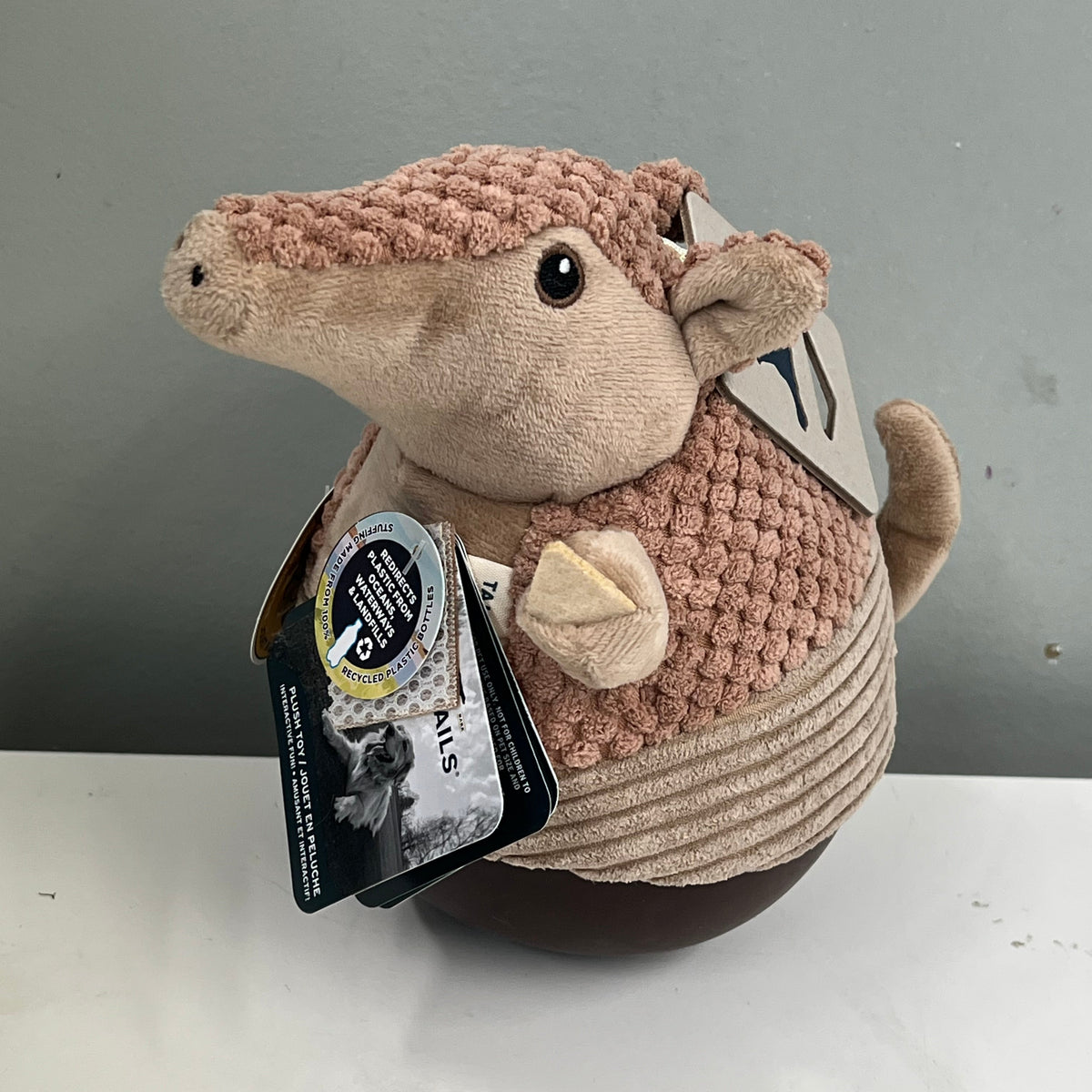 Tall Tails 9" Roly Poly Armadillo Toy
