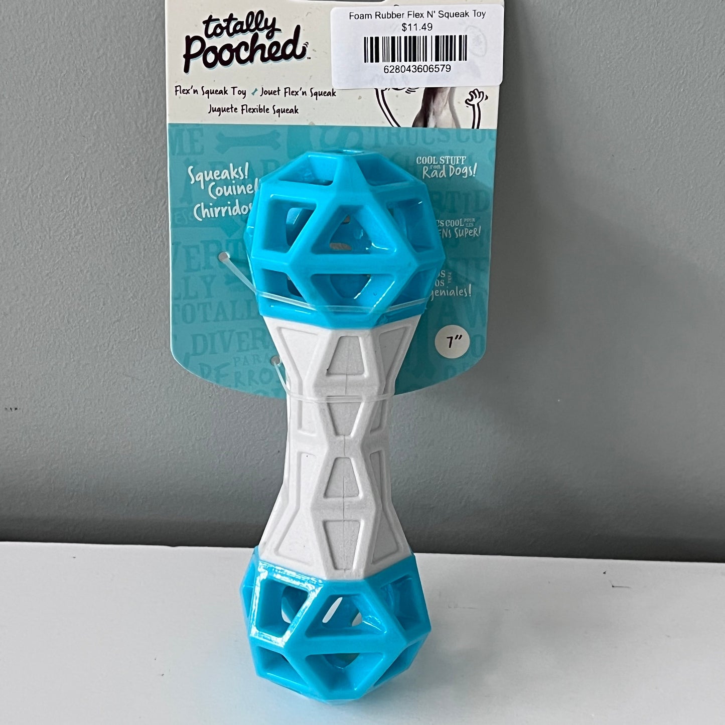 Foam Rubber Flex N' Squeak Toy