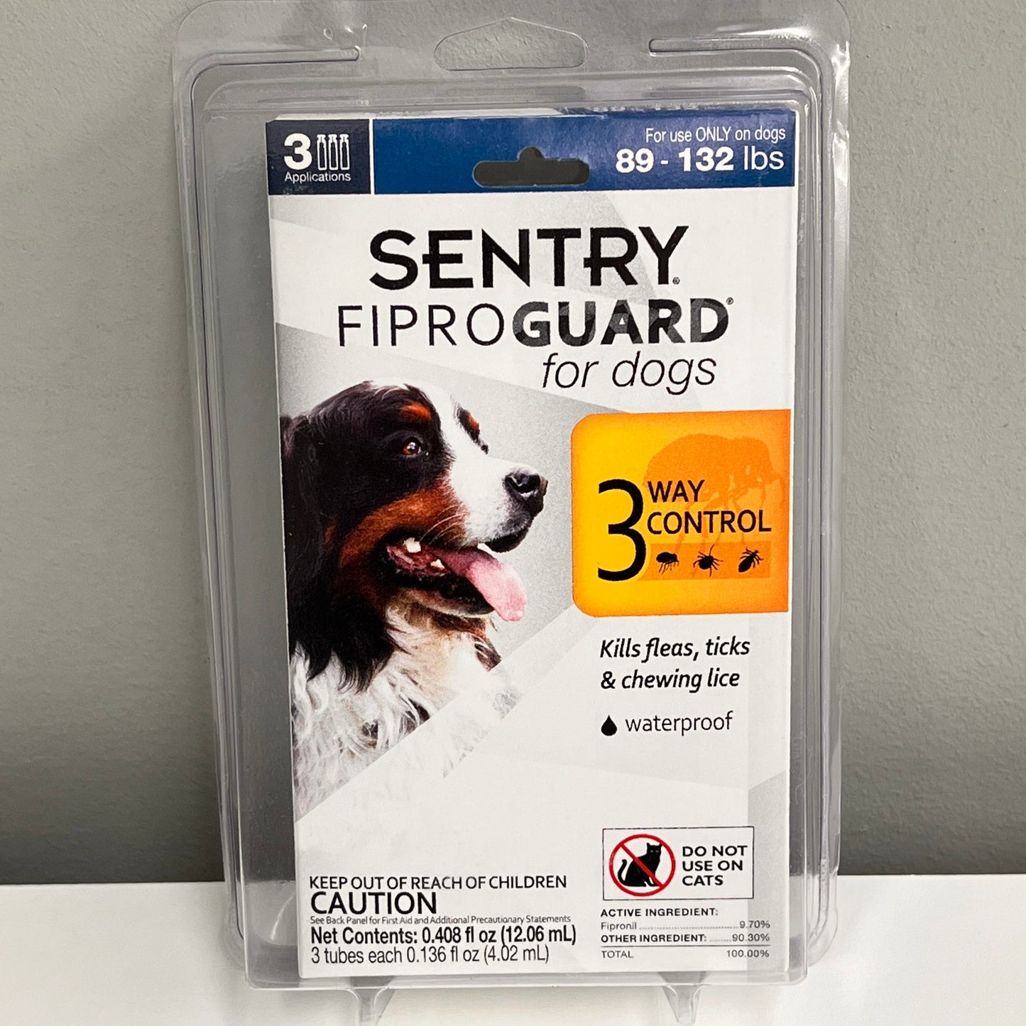 Sentry FiproGuard Flea & Tick Control for X-Large Dogs (89-132lbs)