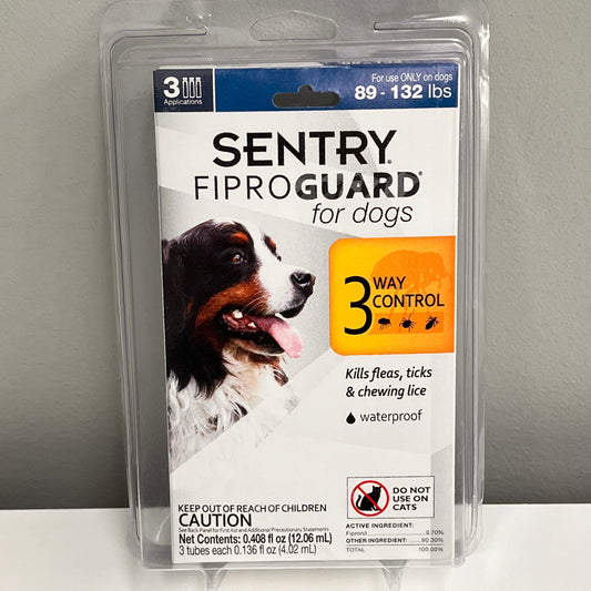 Sentry FiproGuard Flea & Tick Control for X-Large Dogs (89-132lbs)