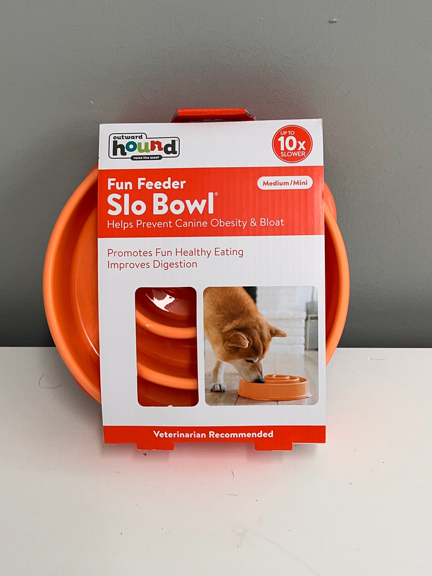 Outward Hound Fun Feeder Slo Bowl- Medium (2 cup)