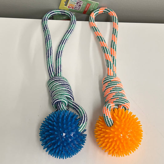 SnugArooz SpikeOMite Rope Dog Toy