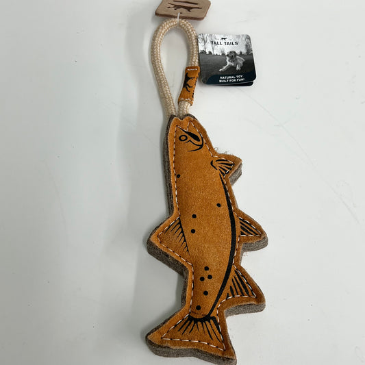 Tall Tails 16" Leather & Wool Trout