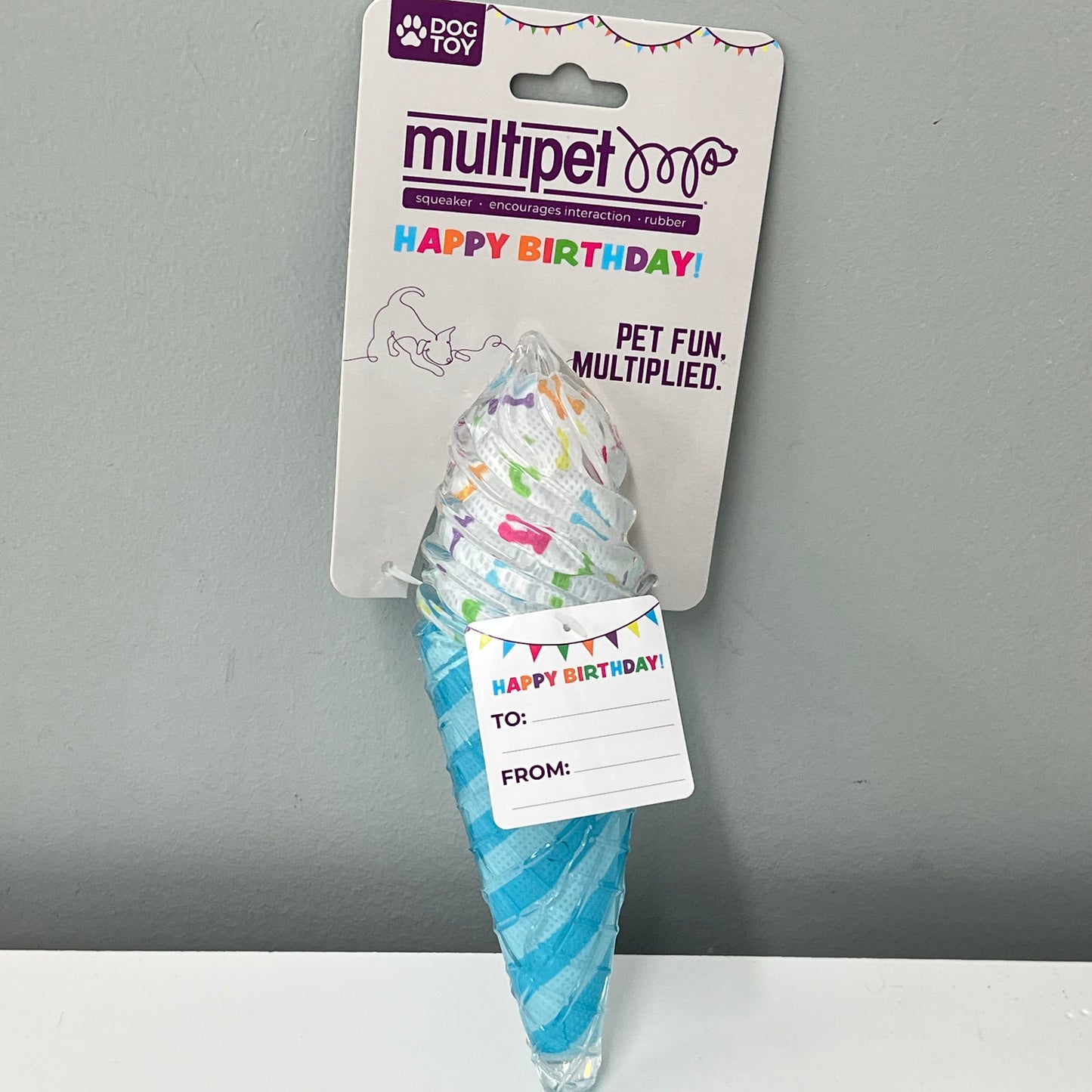 MultiPet TPR Ice Cream Cone Toy