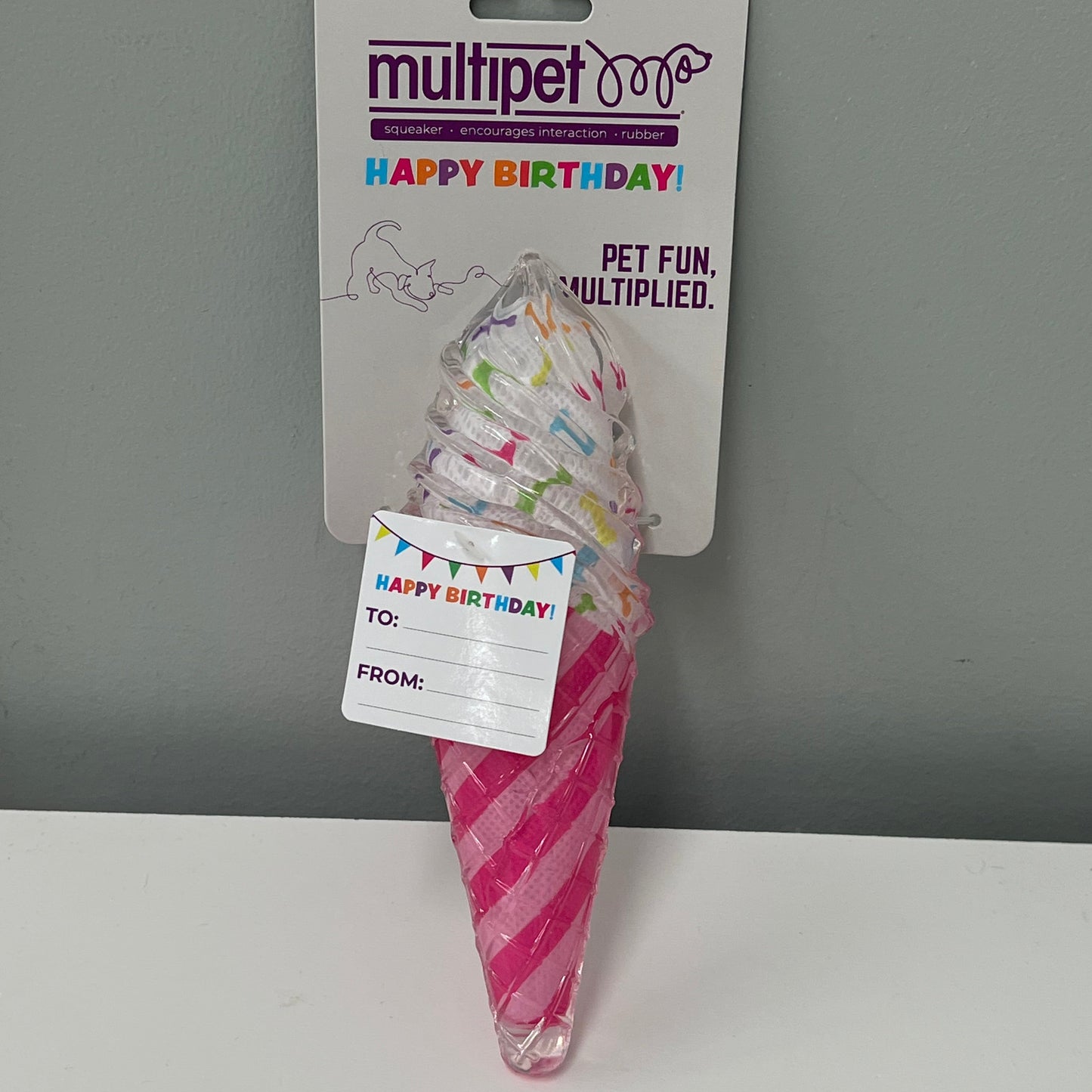 MultiPet TPR Ice Cream Cone Toy