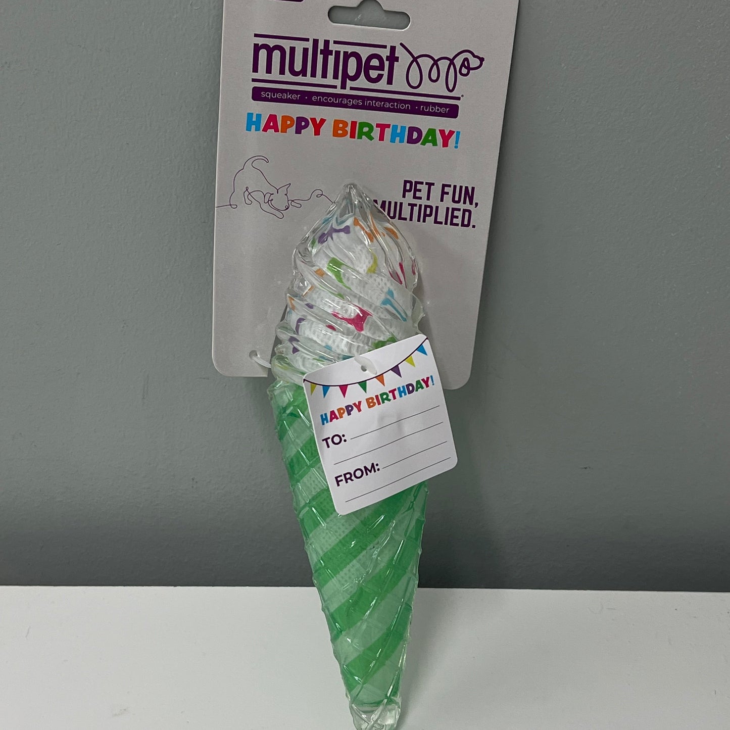 MultiPet TPR Ice Cream Cone Toy