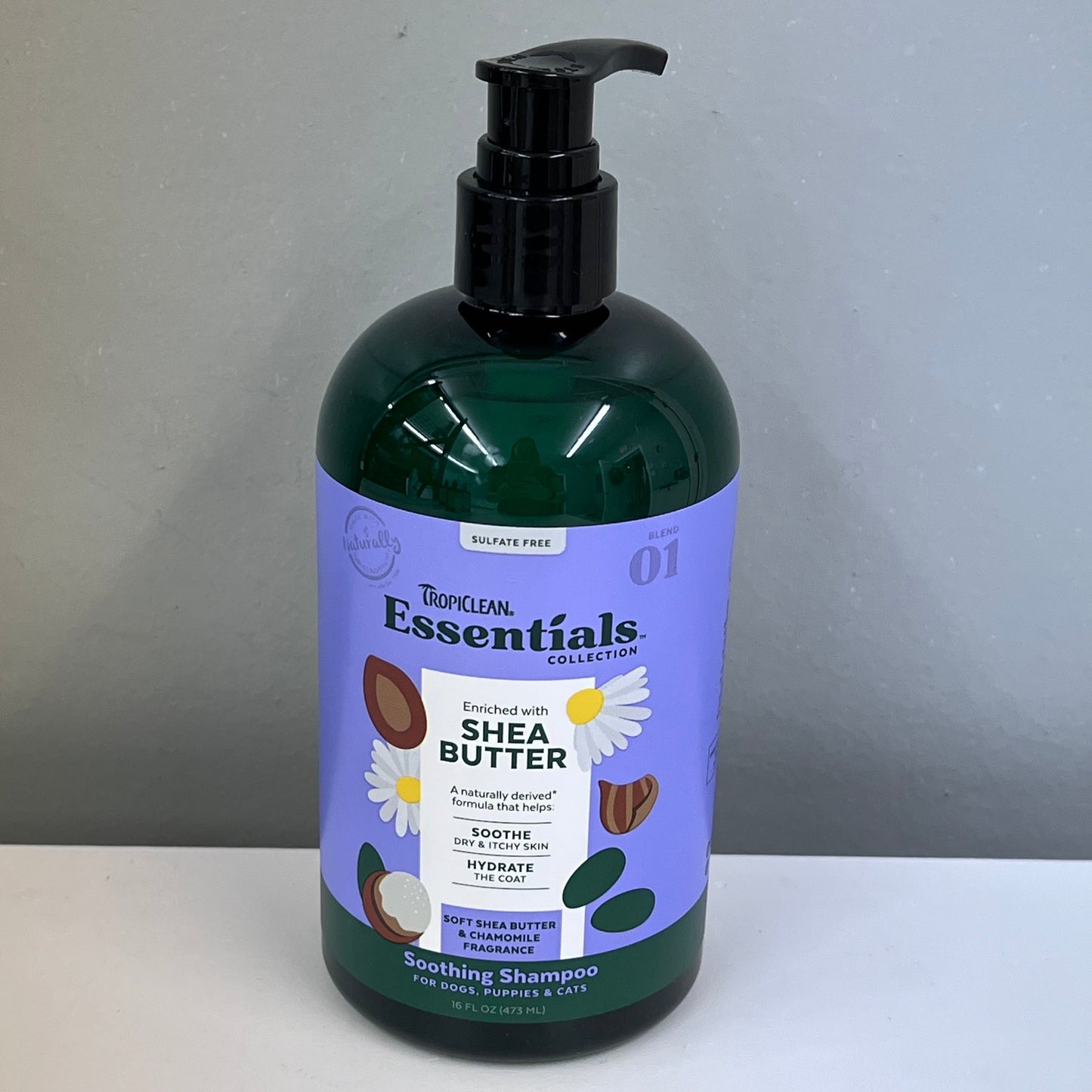 Tropiclean Essentials Shea Butter Shampoo 16oz