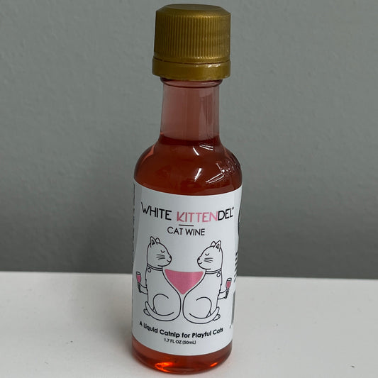 White KITTENdel Cat Wine