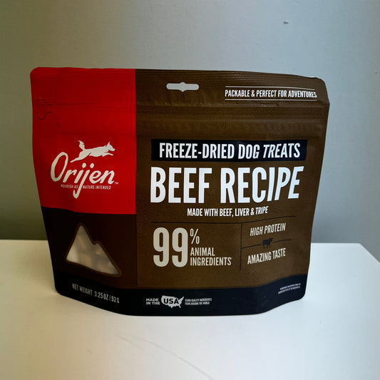 Orijen Freeze-Dried Beef Dog Treats 3.25oz
