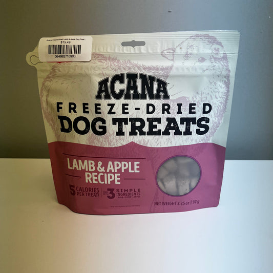 Acana Freeze Dried Lamb & Apple Dog Treats 3.25oz