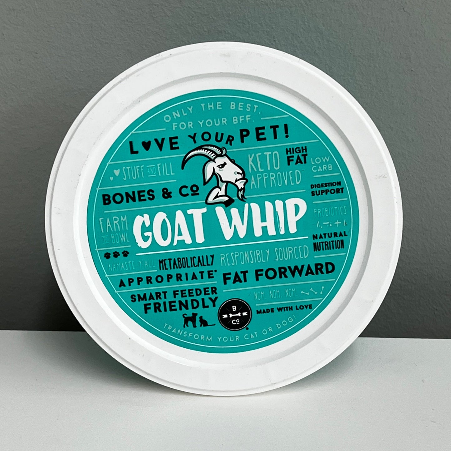 Bones & Co. Frozen Goat Whip- 8oz