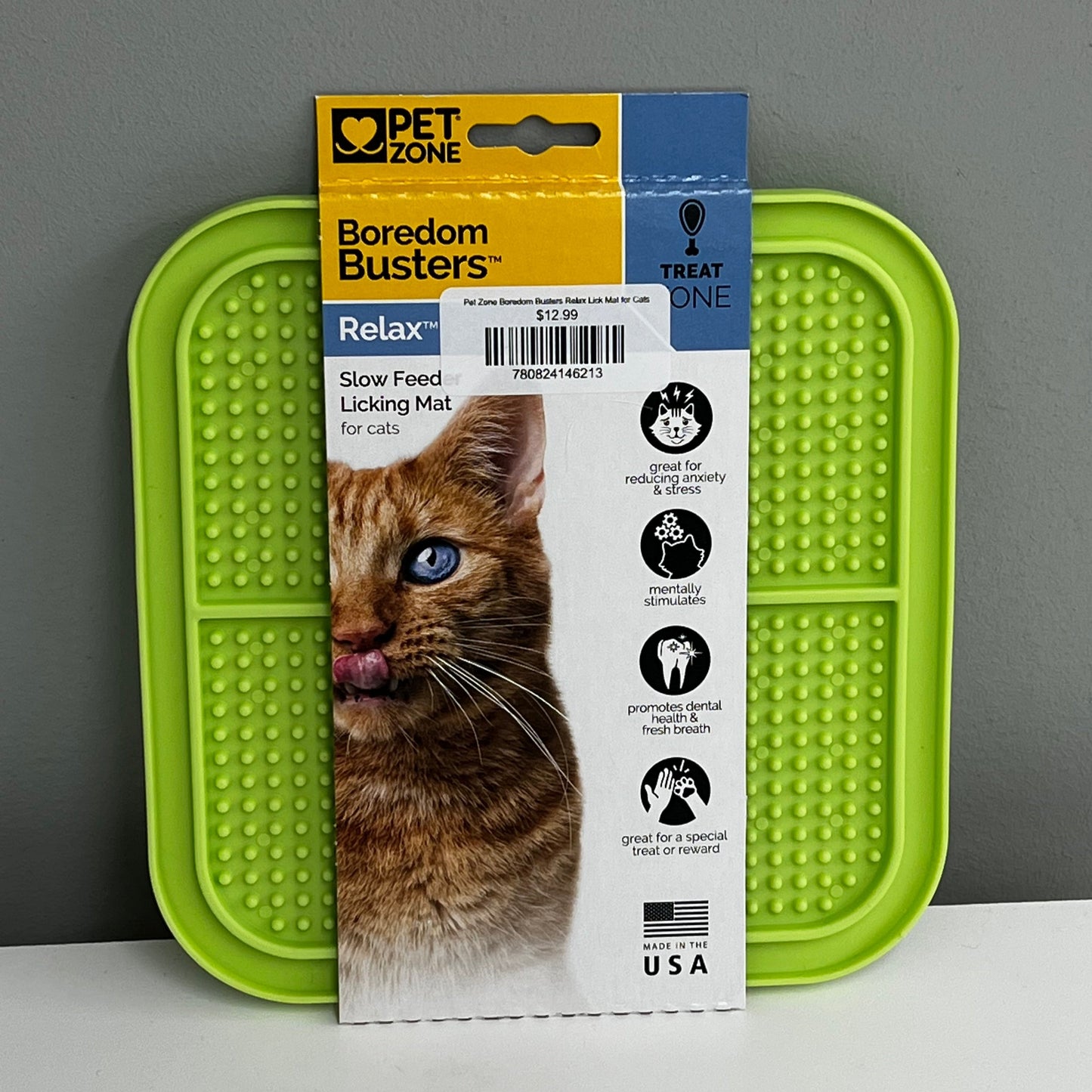 Pet Zone Boredom Busters Relax Lick Mat for Cats
