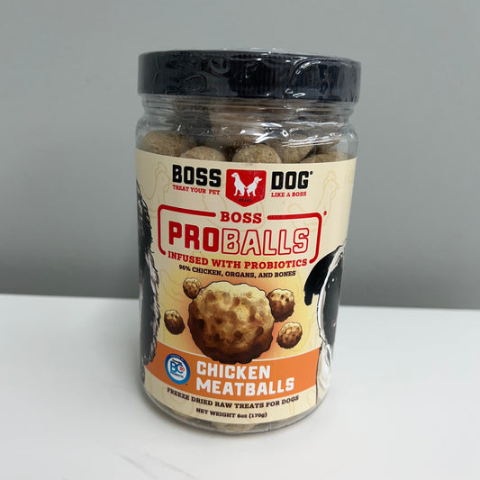 Boss Dog Pro Balls Chicken Meatballs 6oz