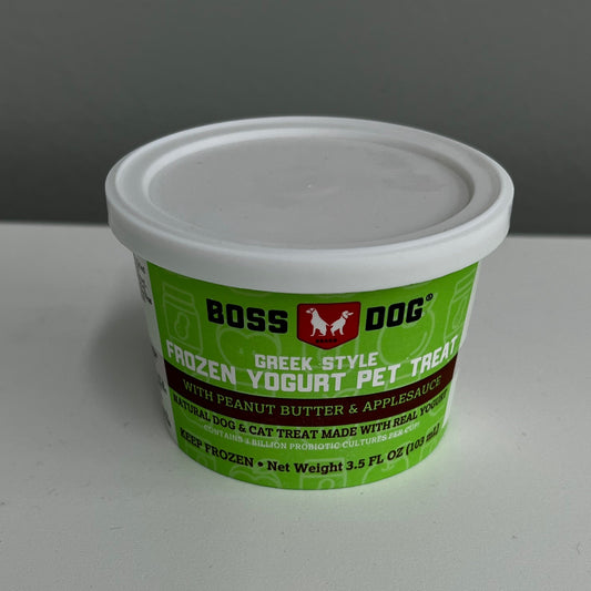 Boss Dog Frozen Yogurt Peanut Butter and Applesauce 3.5oz