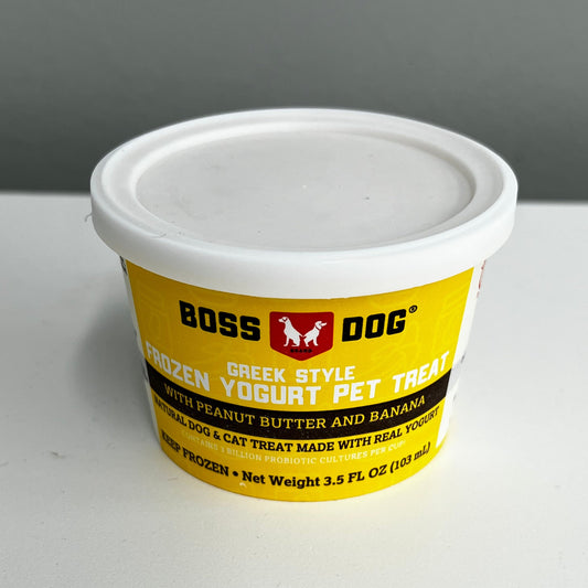Boss Dog Frozen Yogurt Peanut Butter and Banana 3.5oz