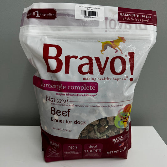 Bravo Homestyle Complete Natural Beef Dinner 2lb