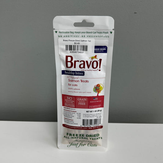 Bravo Freeze-Dried Salmon 1oz