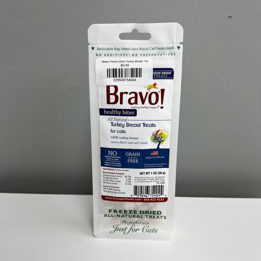 Bravo Freeze-Dried Turkey Breast 1oz