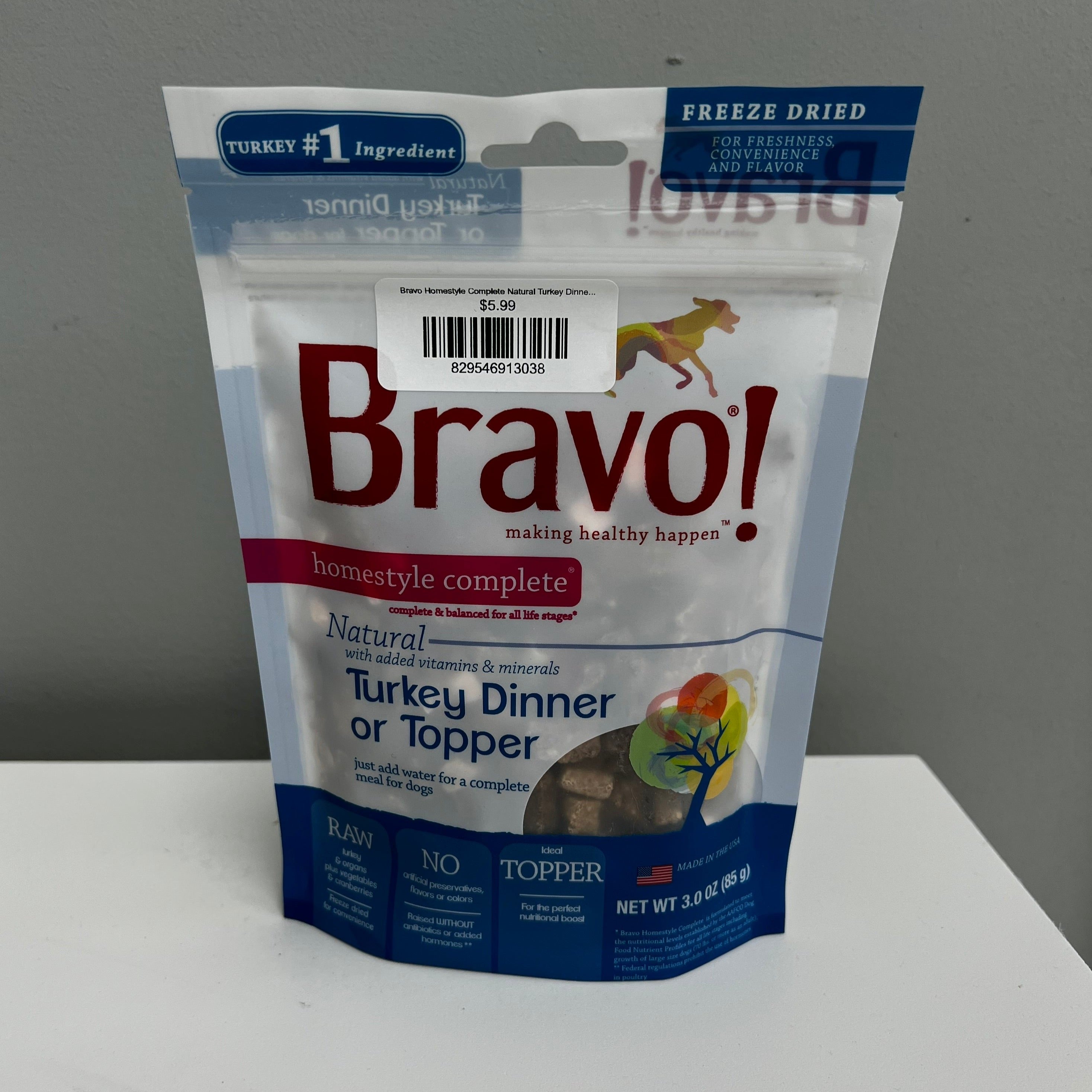 Bravo Homestyle Complete Natural Turkey Dinner or Topper 3oz