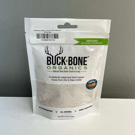 Buck Bone Organics Ground Antler Powder 4oz