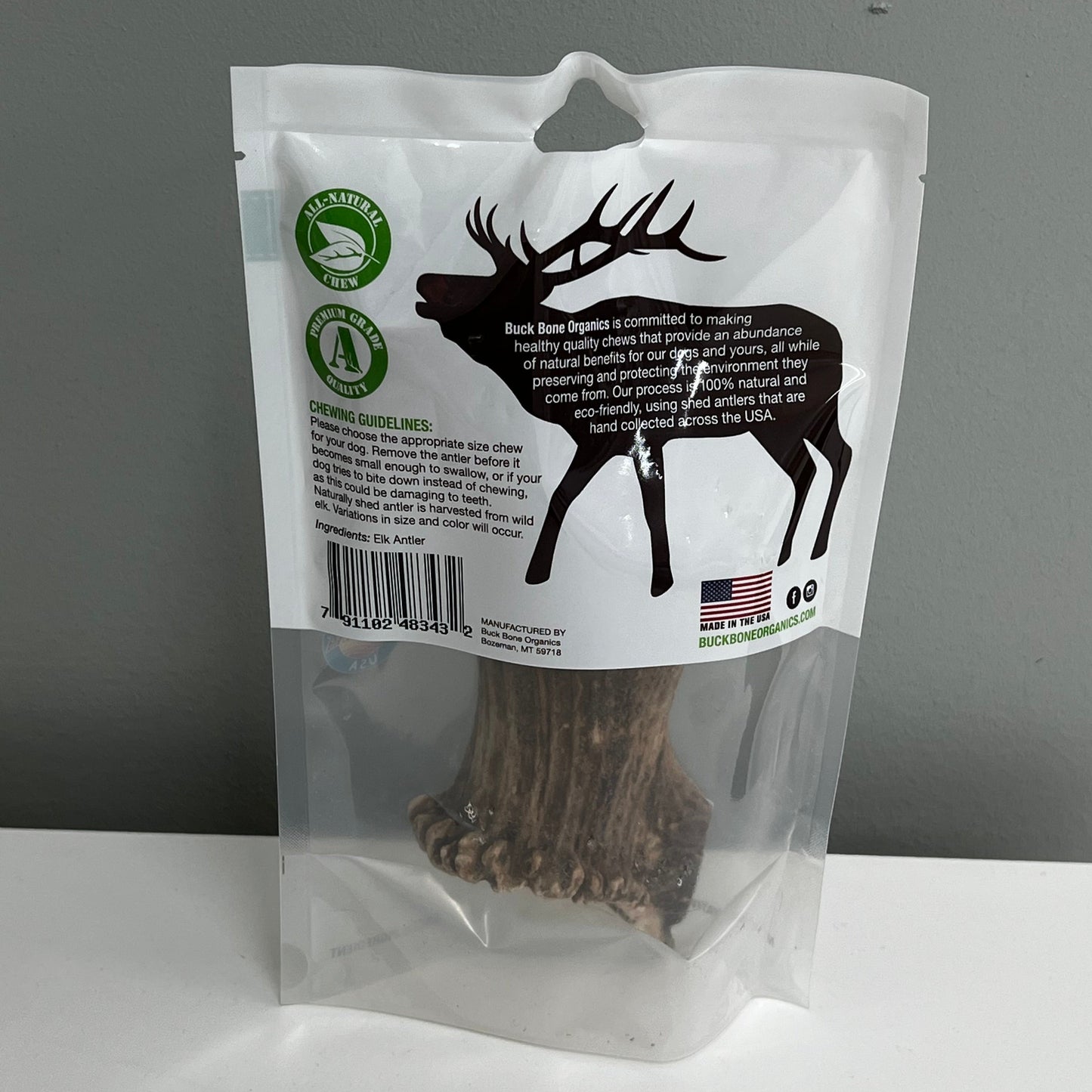 Buck Bone Organics Elk Antler- Large Split