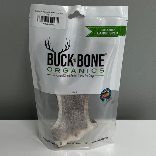 Buck Bone Organics Elk Antler- Large Split