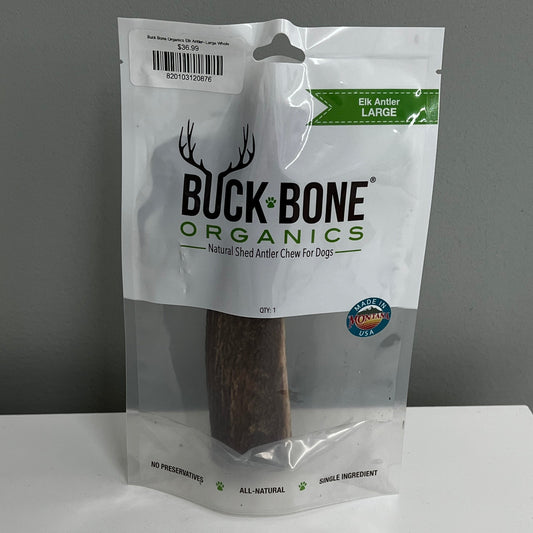 Buck Bone Organics Elk Antler- Large Whole