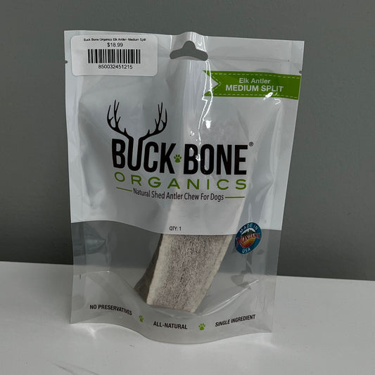 Buck Bone Organics Elk Antler- Medium Split