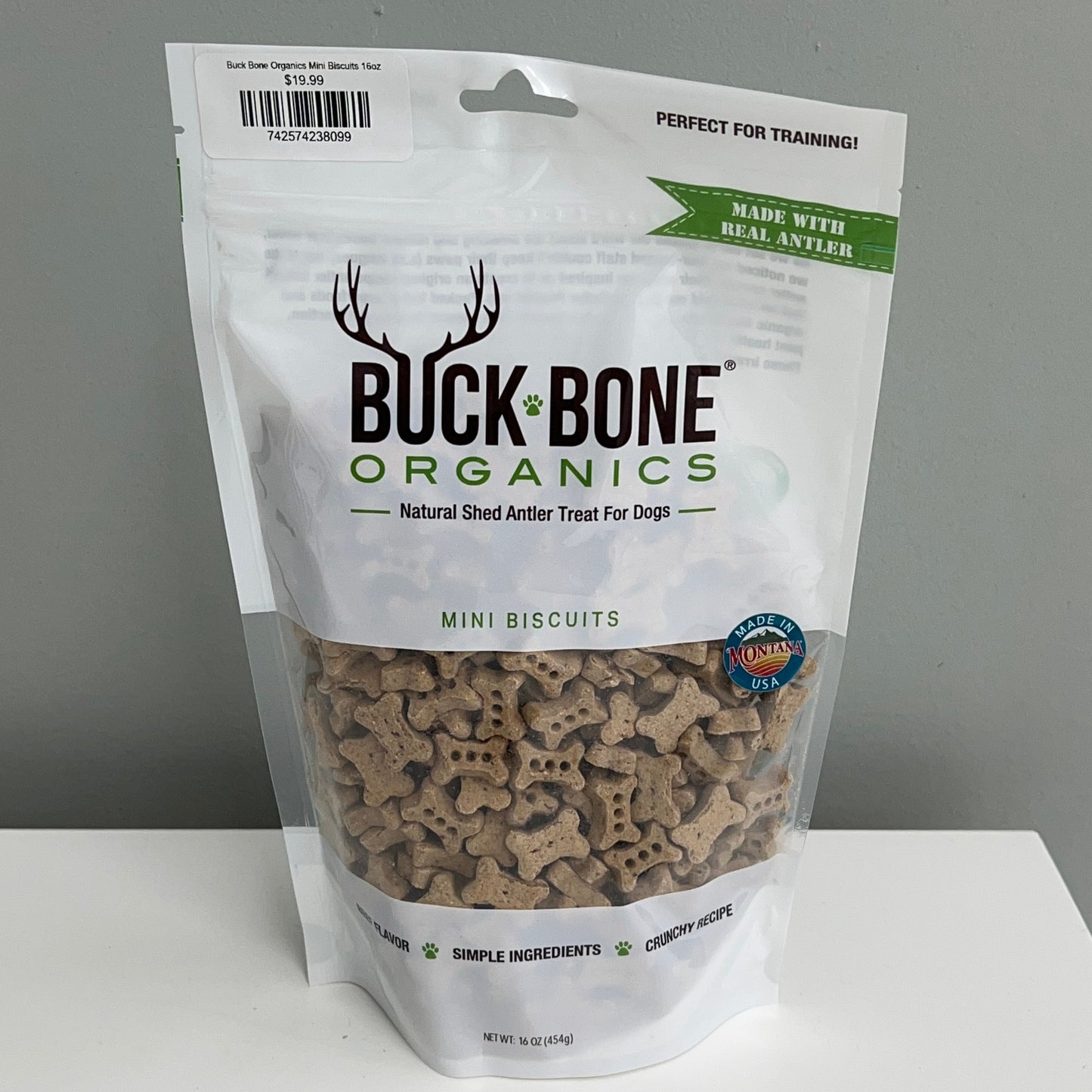 Buck Bone Organics Mini Biscuits 16oz