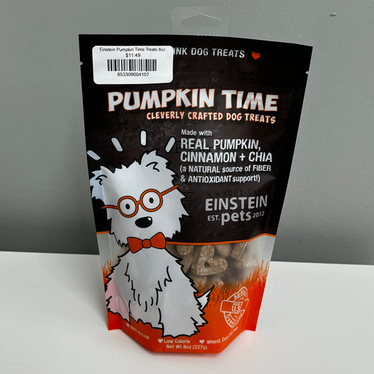 Einstein Pets Pumpkin Time Treats 8oz