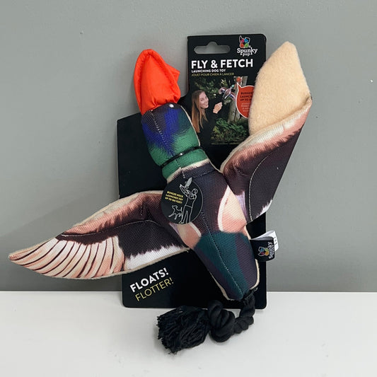 Spunky Pup Fly & Fetch Duck