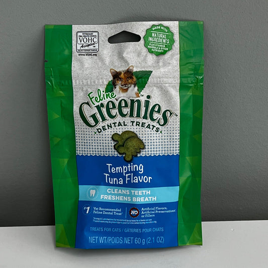 Greenies Feline Dental Treat Tempting Tuna 2.1oz
