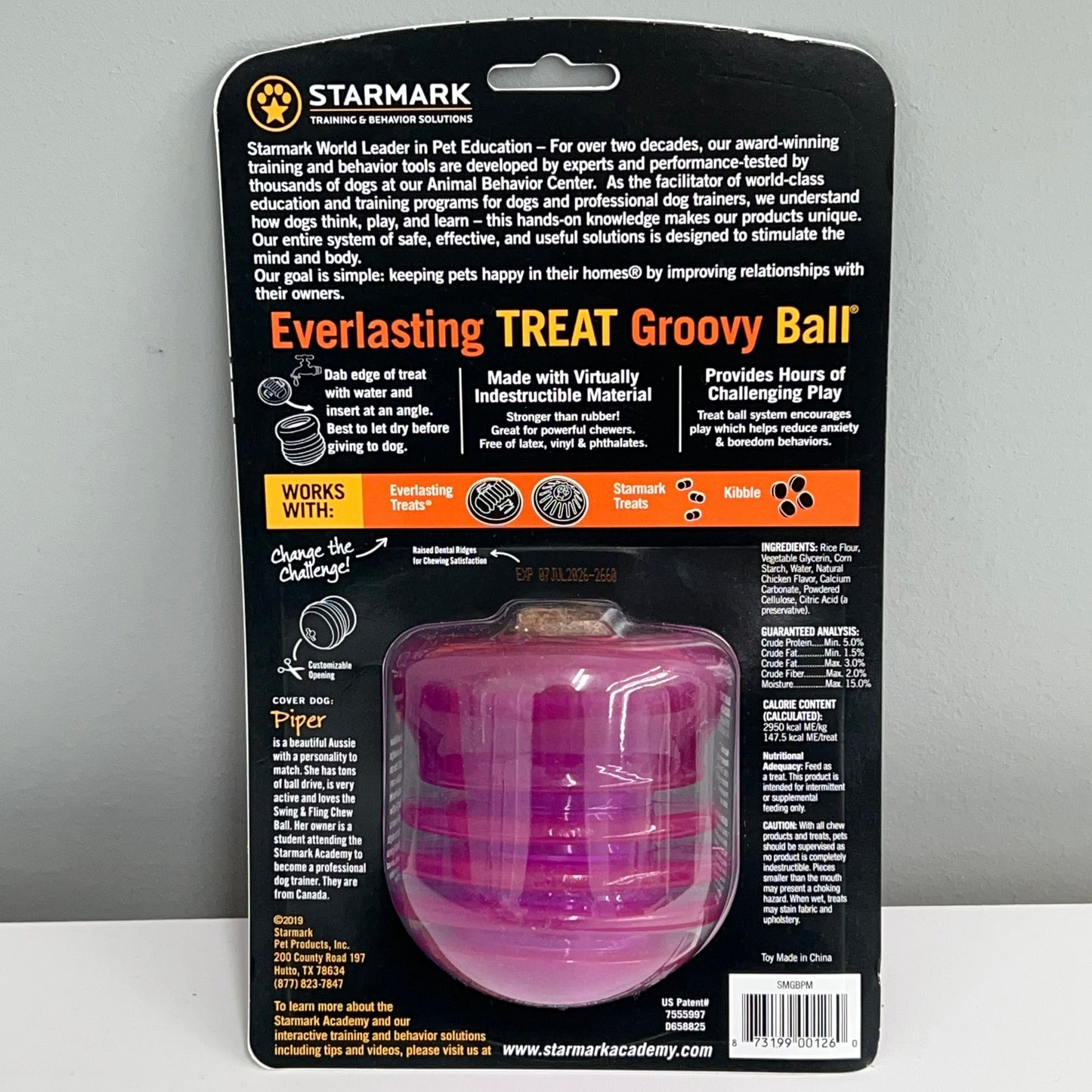 Starmark Everlasting Treat Groovy Ball- Medium
