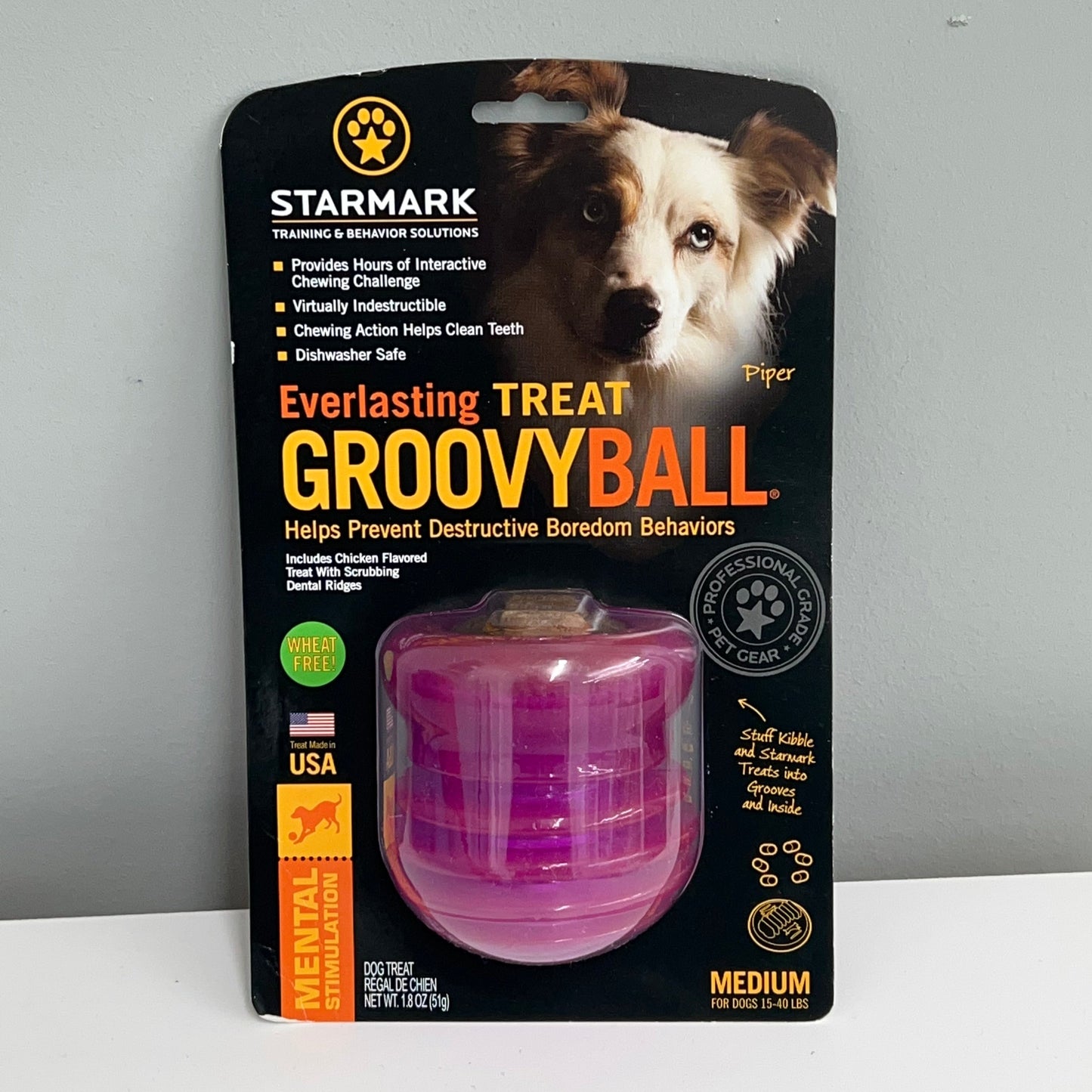 Starmark Everlasting Treat Groovy Ball- Medium