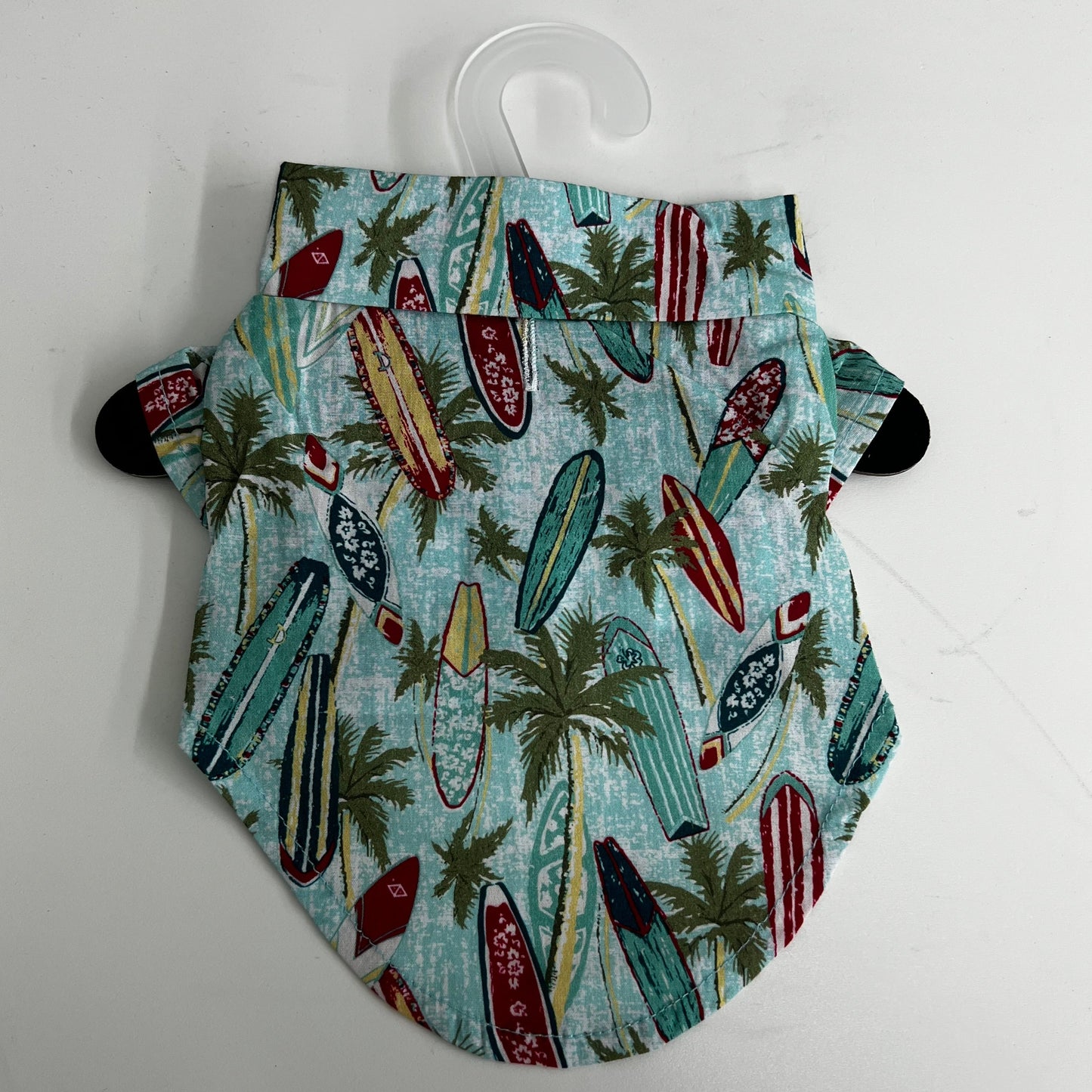 Hawaiian Camp Shirt- Surfboards and Palms