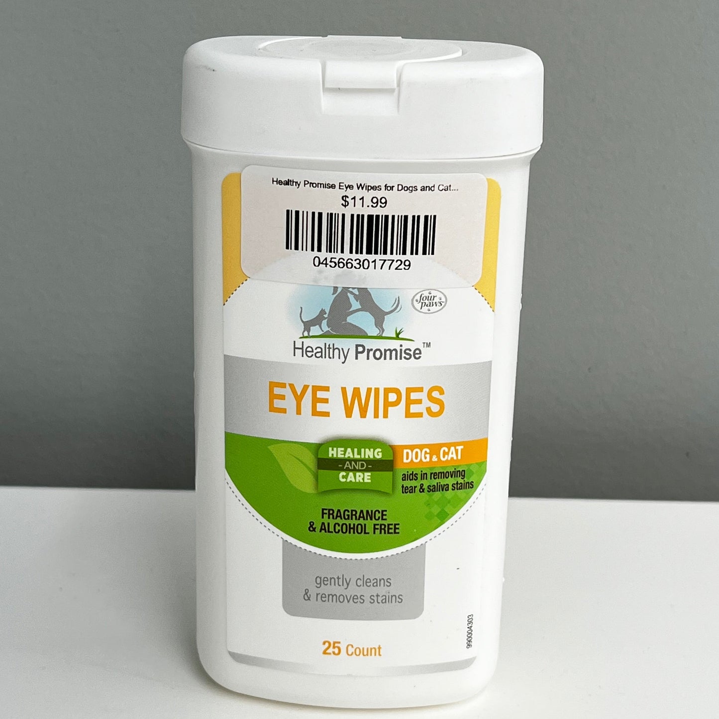 Healthy Promise Eye Wipes for Dogs and Cats 25ct