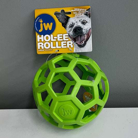 JW Pet Hol-ee Roller Rubber Dog Toy- Large