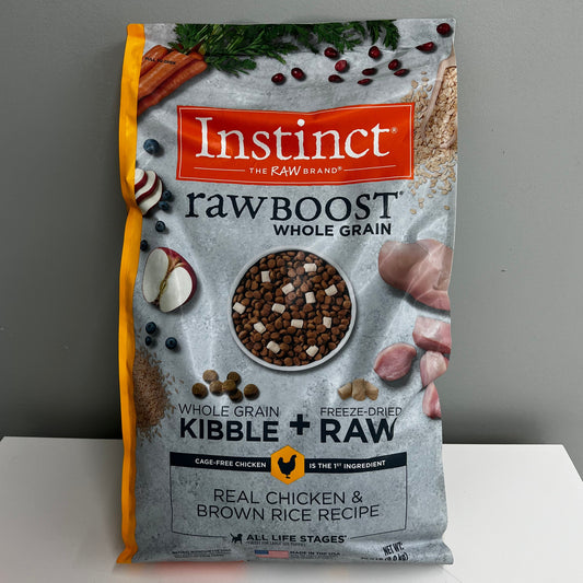 Instinct Raw Boost Chicken & Brown Rice 20lb
