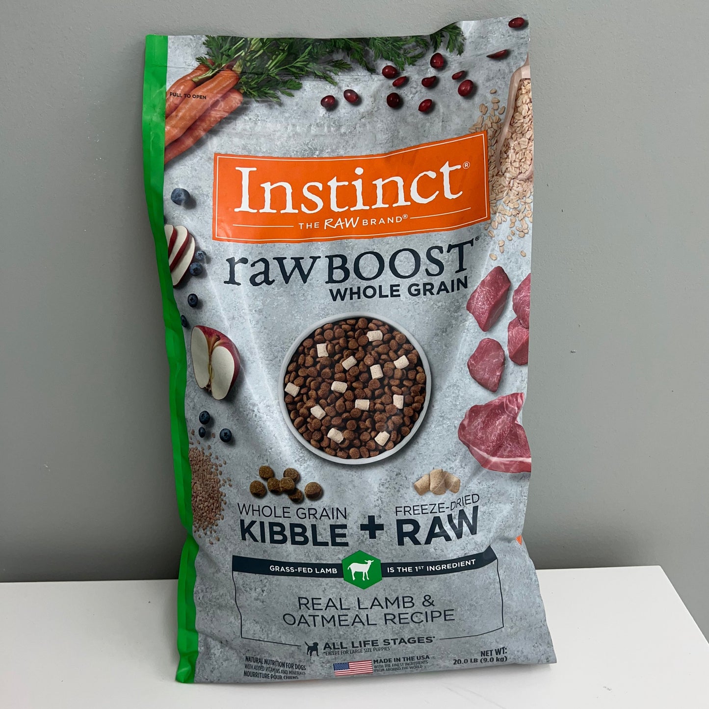 Instinct Raw Boost Lamb & Oatmeal 20lb