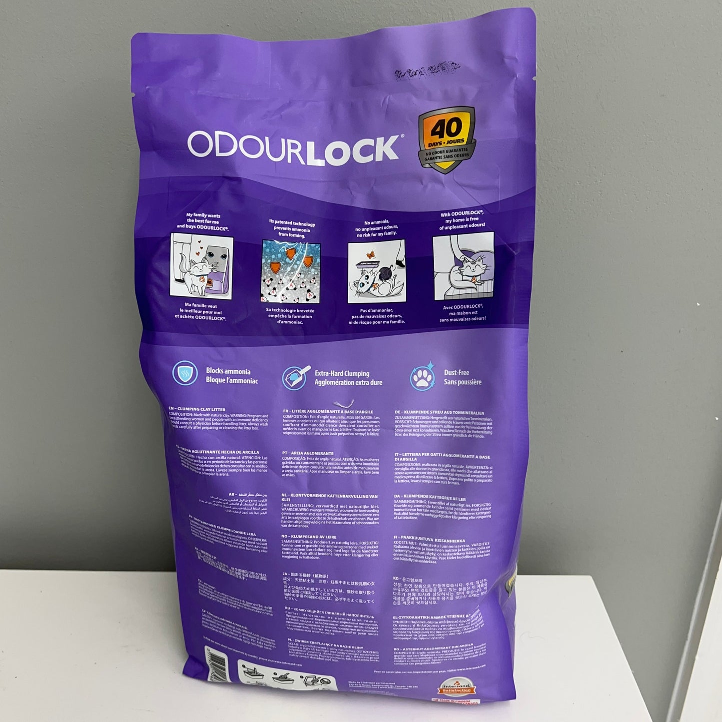 Intersand Odor Lock Cat Litter- Lavender