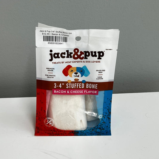 Jack & Pup 3-4" Stuffed Bone 2pk