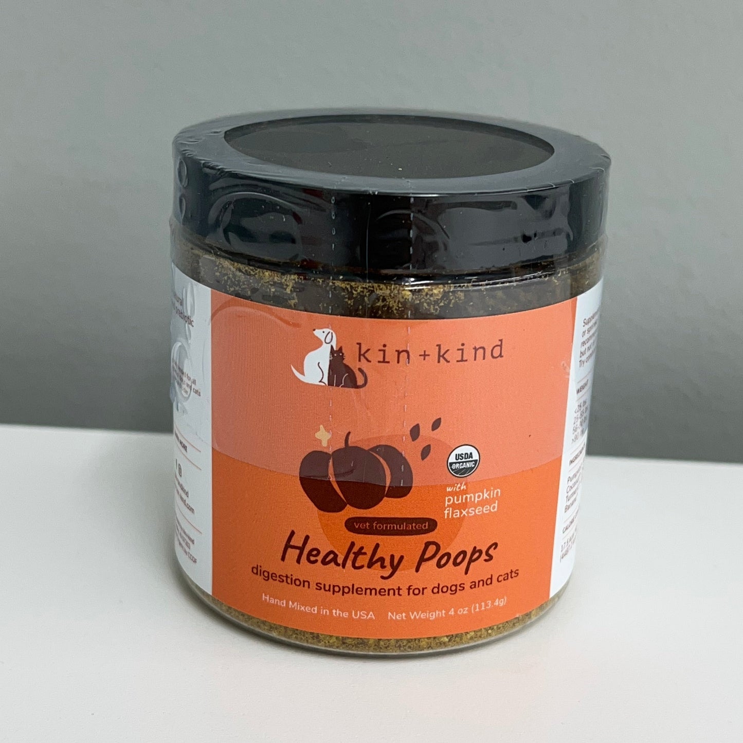 Kin + Kind Healthy Poops Dog and Cat Supplement
