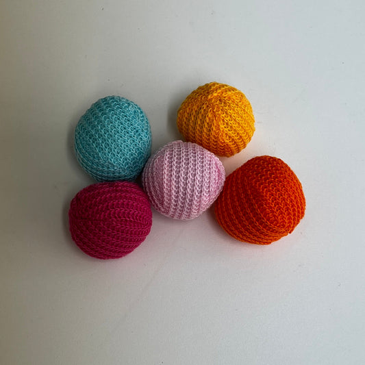 Knit Ball Cat Toy