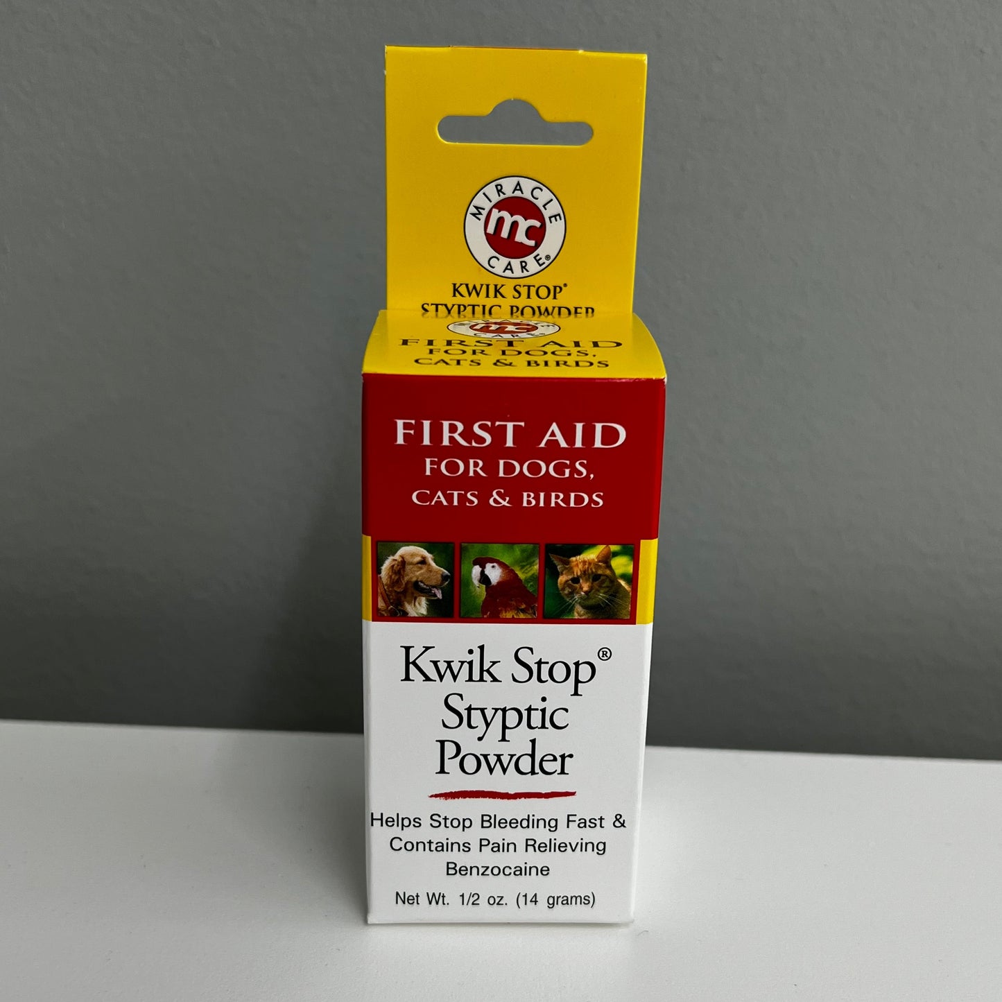 Miracle Care Kwik Stop Styptic Powder 0.5oz