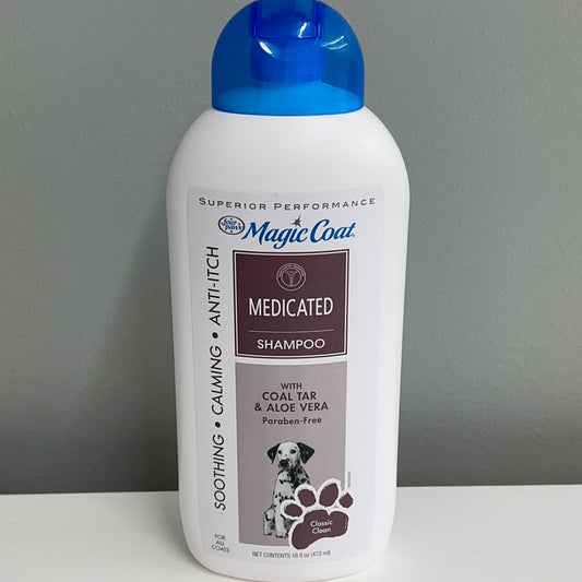 Magic Coat Medicated Shampoo with Coal Tar + Aloe Vera