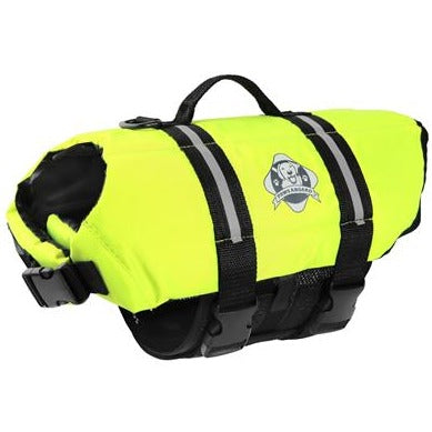 Fido Pet Neon Yellow Life Jacket